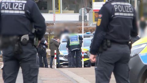 Polizei im Einsatz