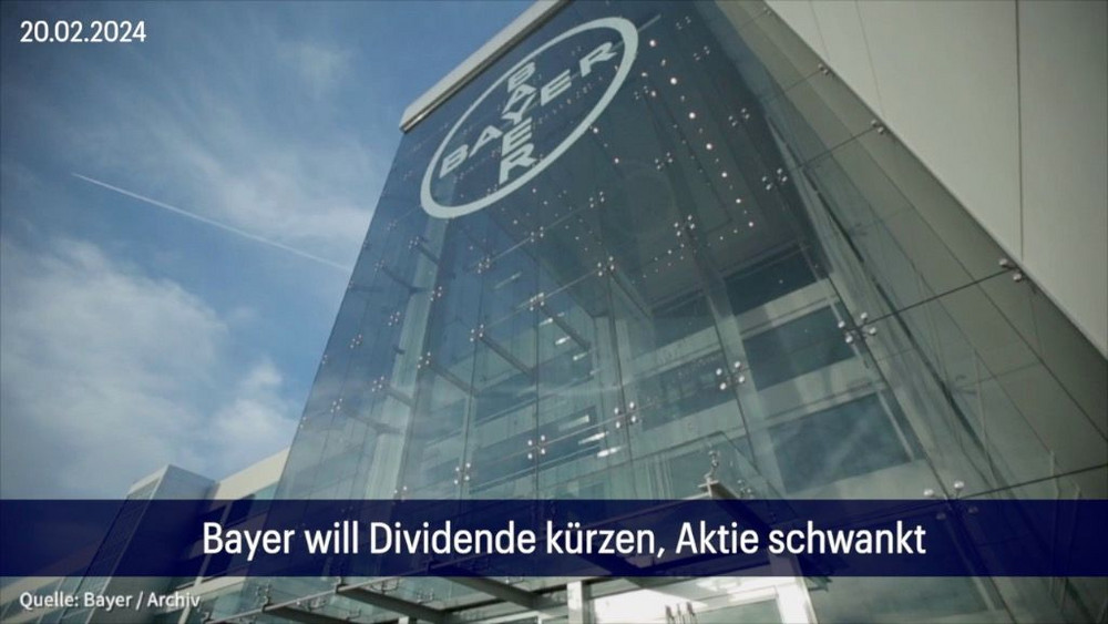 Aktie im Fokus Bayer will Dividende kürzen, Aktie schwankt