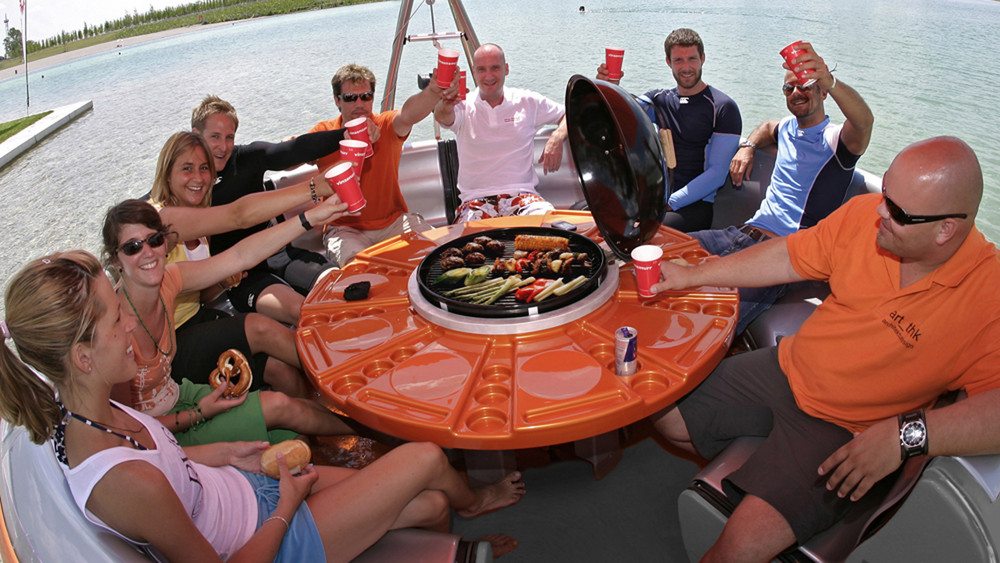 BBQDonut Limburg Grillen auf dem Fluss