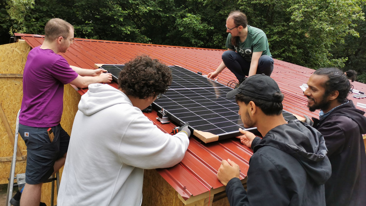 Solarcamp Darmstadt: Der Nachwuchs lernt fr die Energiewende