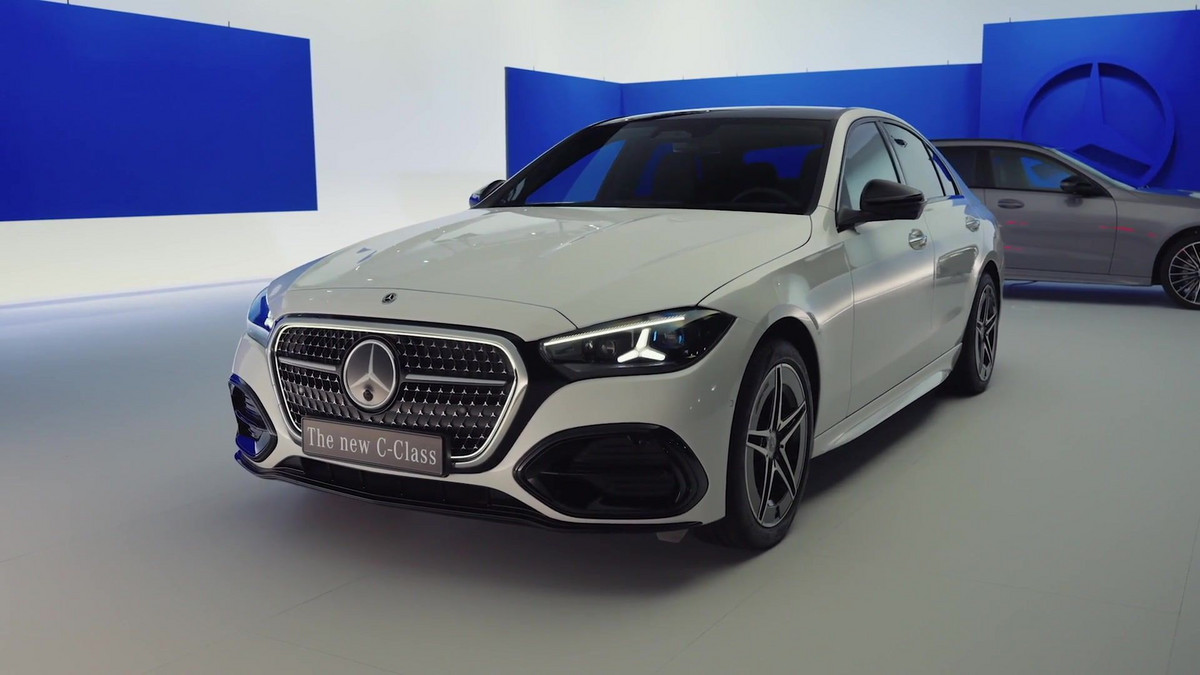 Die neue elektrische Mercedes-Benz C-Klasse - Markantes Design mit ...