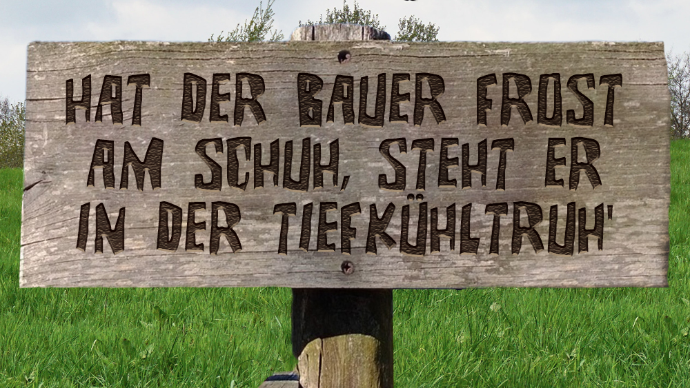 Skurril, Lustig und Absurd Eure Bauernregeln