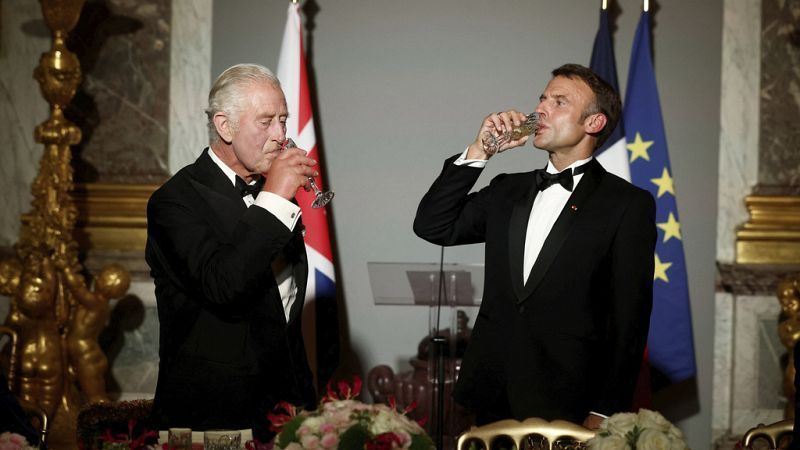 Ein Toast auf die &amp;quot;Entente cordiale&amp;quot;: Charles III. würdigt die britisch ...